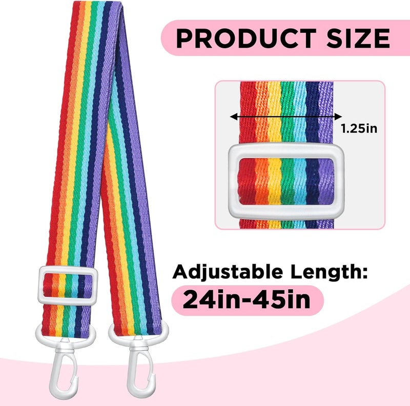 CollectHall Adjustable Shoulder Strap, Compatible with Yoto Mini Jacket, Carrying Cross-Body Strap for Adventure Jacket, Accessory for Yoto, Rainbow colors (Strap Only) - Image 4